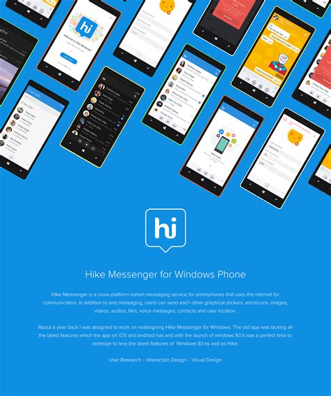 Hike Messenger for Windows Phone on Behance