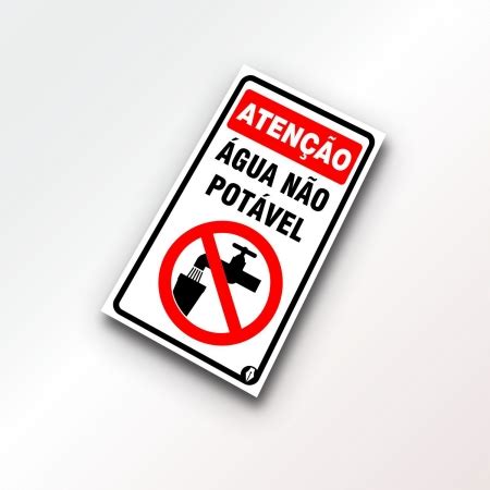 Placa Aviso Gua Pot Vel