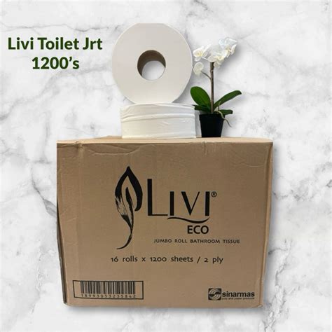 Jual Tissue Livi Eco Toilet Jrt S Tisu Roll Jumbo Shopee Indonesia