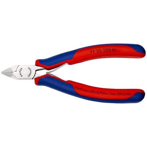 Клещи резачки странични за електроника 120 mm 77 32 120 H KNIPEX E