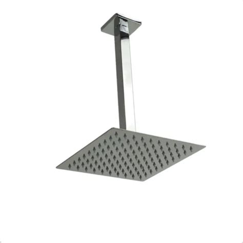 Ducha Para Chuveiro A Gas - Ducha Chuveiro Teto 20x20cm Cromada Quadrada Inox A Gás Solar | Leroy ...