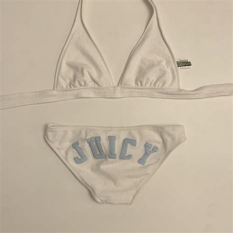 Prettiest Juicy Couture Bikini Set Has White Depop