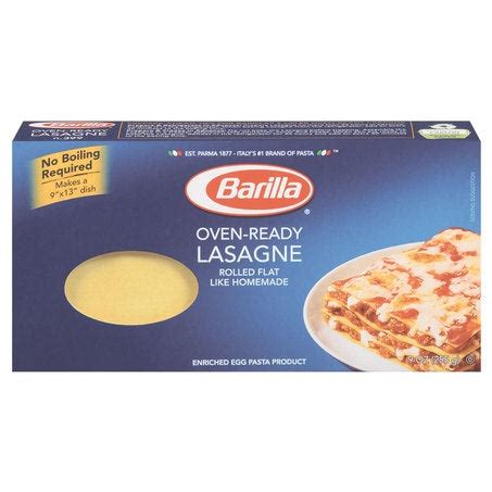 Barilla Oven Ready Lasagna Sheets 9oz | Paisanos Butcher Shop