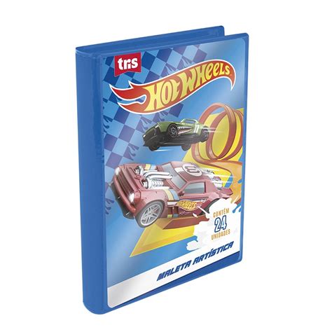 Kit Maleta Artistica C Pcs Hot Wheels Dev Tris