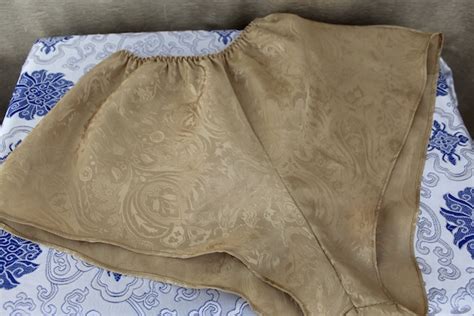 Vintage Lingerie Collection Gold Brocade Sleep Shorts Gem