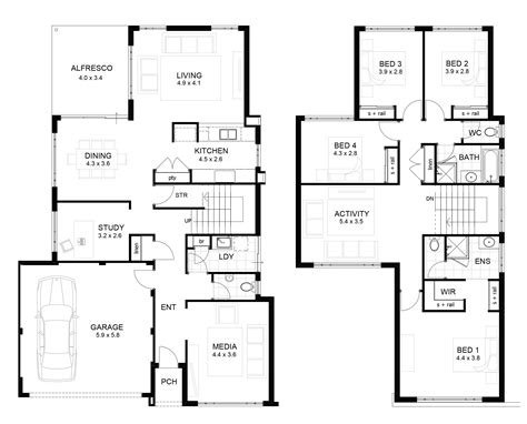 floor plan two storey house 4