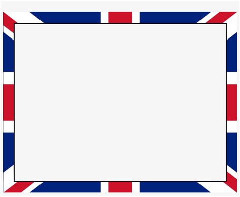 British Flag Border Clipart Union Jack Flag Clip Art - British Flag Border - 899x695 PNG ...