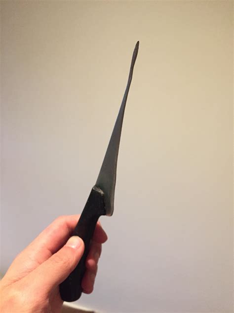 My grandad's overly sharpened knife : r/mildlyinteresting