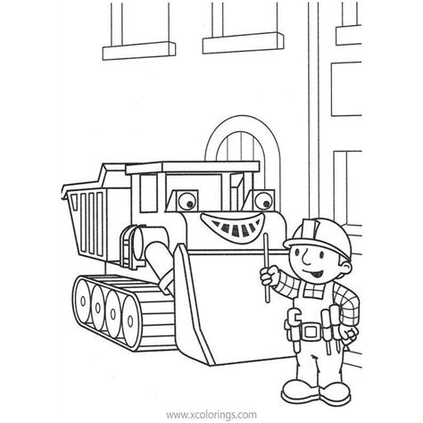 Bob The Builder Machines Coloring Pages Muck