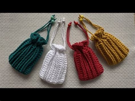 Как связать Маленький мешочек крючком | Мастер-класс | Кольцо Амигуруми ...