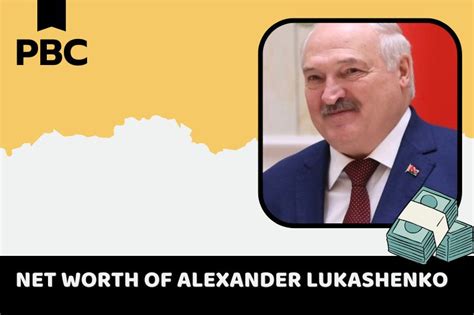 Alexander Lukashenko Net Worth 2024: Wealth, And Financial Influence