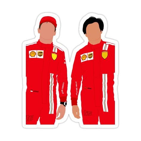 Charles Leclerc Carlos Sainz Sticker For Sale By Jordaypearce