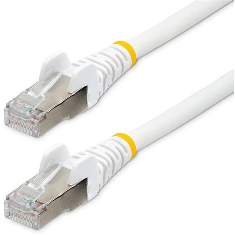 StarTech.com 5FT Cat6A 10GbE Shielded (S/FTP) Snagless Patch Cable 26AWG — White (10-Pack) (N6PAT-C6A-STP-5FT-WH-10PK)