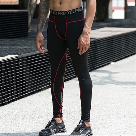 Men's Compression Pants Running Base Layer Compression Pants Athletic ...