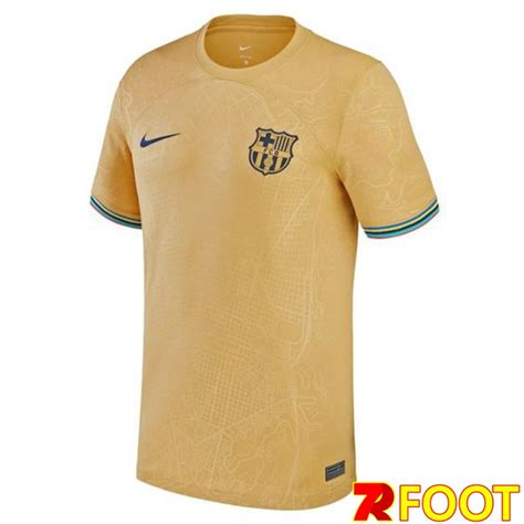 Creer Son Ensemble Maillot Foot FC Barcelone Exterieur Short 2022