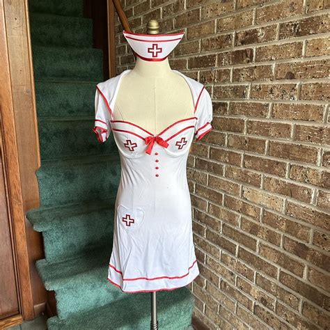 Nurse Drew Blood Sexy Halloween Lingerie Bodycon Depop