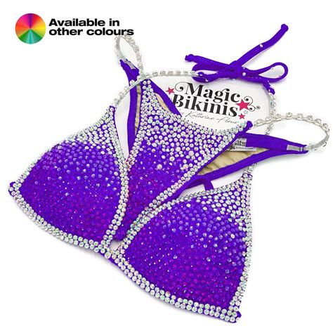 Quick Ship Bikini Npc Pca Mystique With Ab Crystals Magic Bikinis Custom Competition