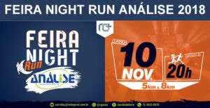 Inscri Es Para A Corrida Feira Night Run An Lise J Est O Abertas