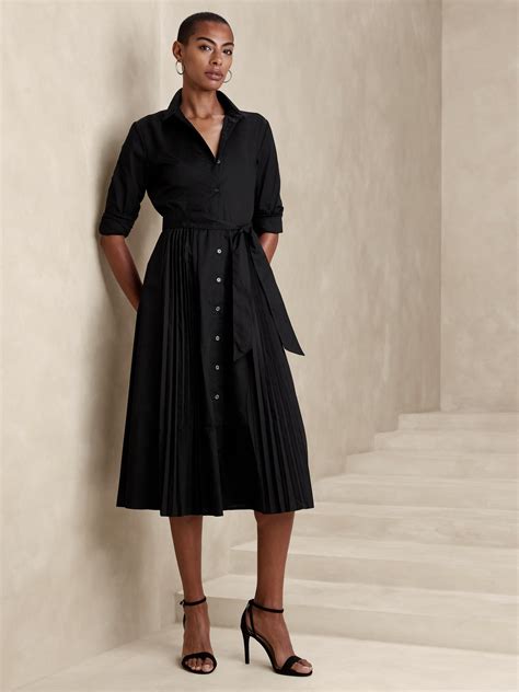 Banana Republic Pleated Midi Dress Dresses Images 2024