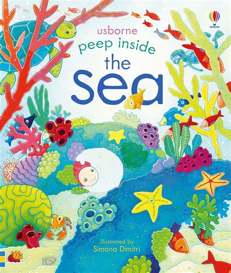 Детская книга "Peep Inside the Sea" на английском языке Погружение в ...