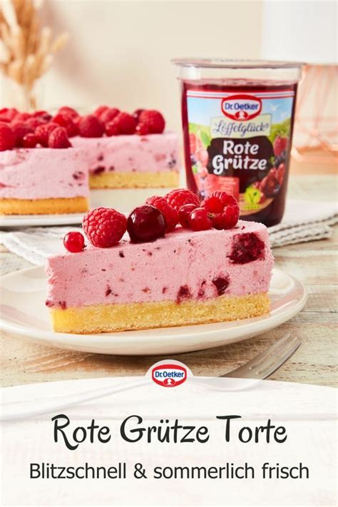 Rote Gr Tze Kuchen Rezept Dr Oetker Rezept In Kuchen Und