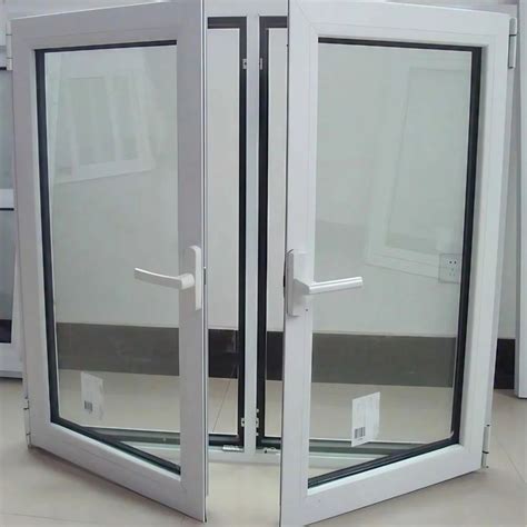 White Powder Coated Aluminium Glass Hinged Door For Home At Rs 255