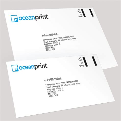 freepost envelopes printing oceanprint