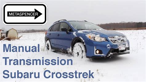 Subaru Crosstrek With Manual Transmission