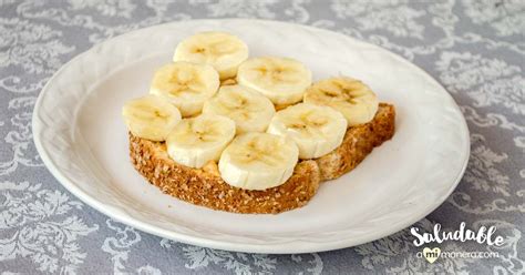 Pan Tostado Con Pl Tano De Kcal Receta F Cil En La App Avena