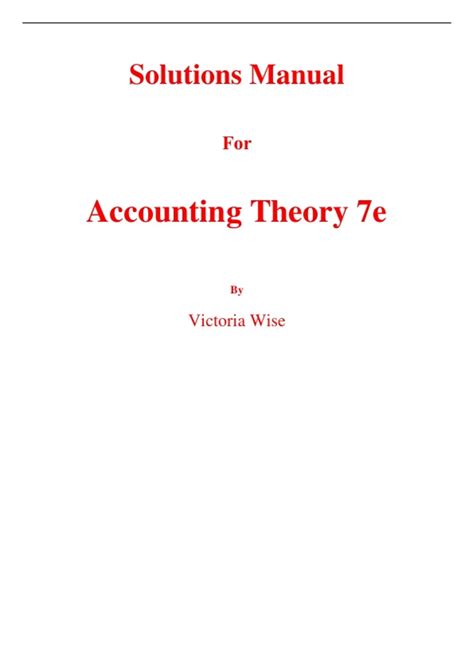 Accounting Theory 3rd Edition Belkaoui 9