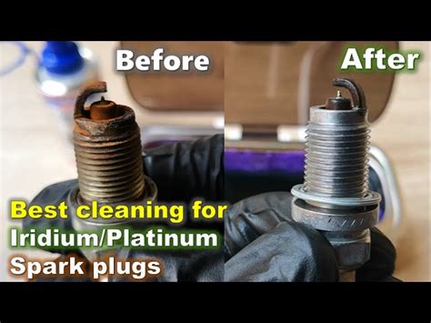 how to clean iridium spark plugs
