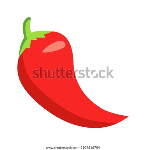 Hot Pepper Icon Emoji Isolated Vector Stock Vector Royalty Free Shutterstock