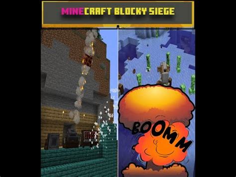 Minecraft Blocky Siege MOD Cannons Ballista Turrets Mortar And