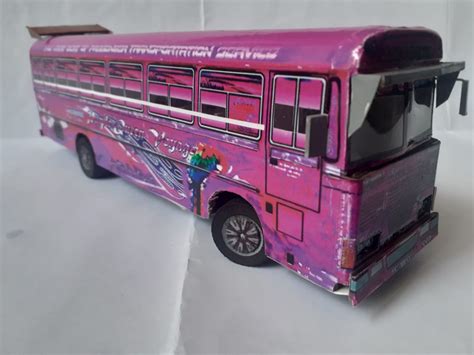 Hand made Leyland Dham Rejini Bus Purple Queen Bus | Daraz.lk