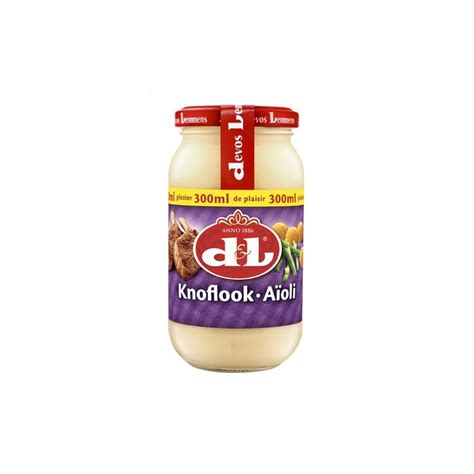 Sauce Devos Lemmens Aïoli 300ml