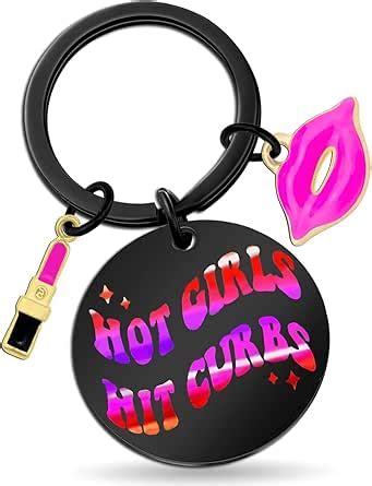 Amazon Hot Girls Hit Curbs Keychain Teen Girl Gifts Trendy Stuff