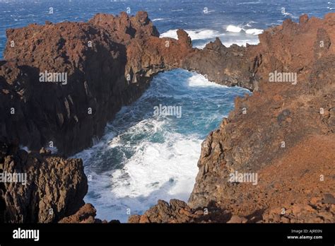 Espa A Islas Canarias El Hierro Las Formaciones De Lava Arco De La