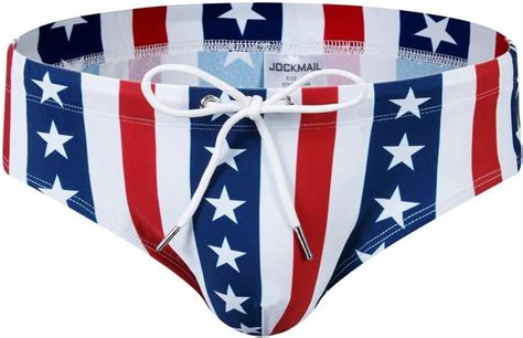 Jockmial Men S Swim Briefs Mens Bikini Swimwear Sexy Swimsuit With Drawstring Low Waist Bathing