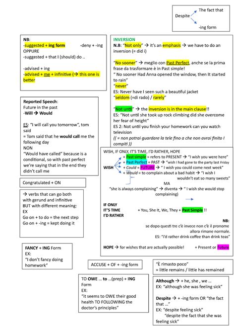 Inglese Grammatica Facile 8