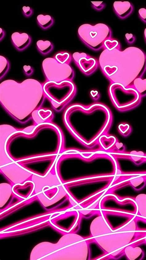 Share more than 90 hot pink heart wallpaper super hot - in.coedo.com.vn