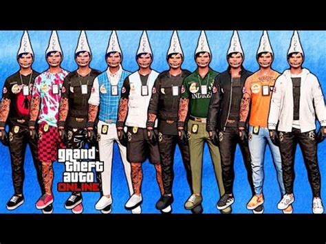 GTA 5 ONLINE COMO OBTER 10 TRAJES MASCULINOS TRYHARD DE SESSÃO