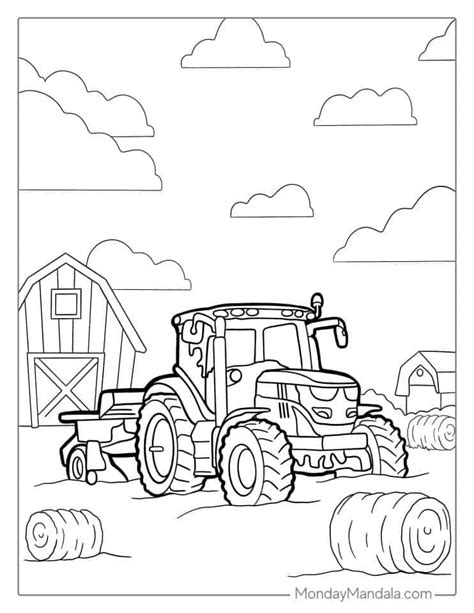 20 Tractor Coloring Pages Free Pdf Printables