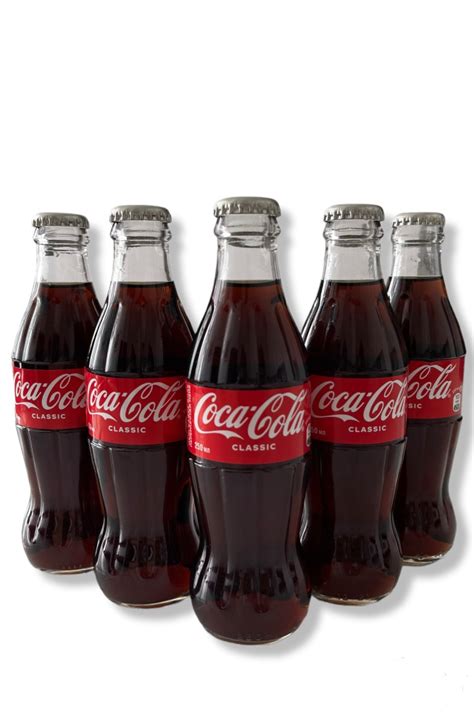Кока Кола в стекле классик, газированный напиток Coca Cola 24 шт ...