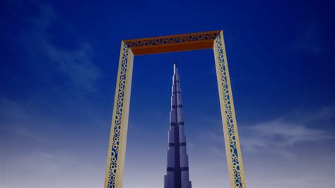 Artstation The Frame And Burj Khalifa Dubai Inspiration