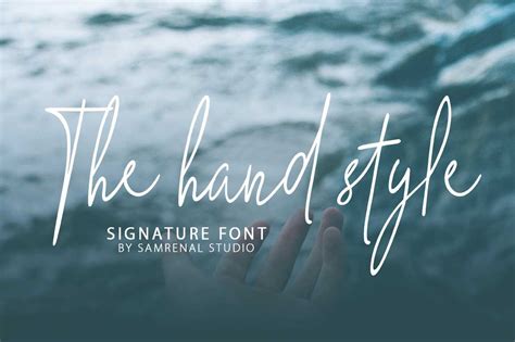 The Hand Style Script Font Free Download - Dafont Free