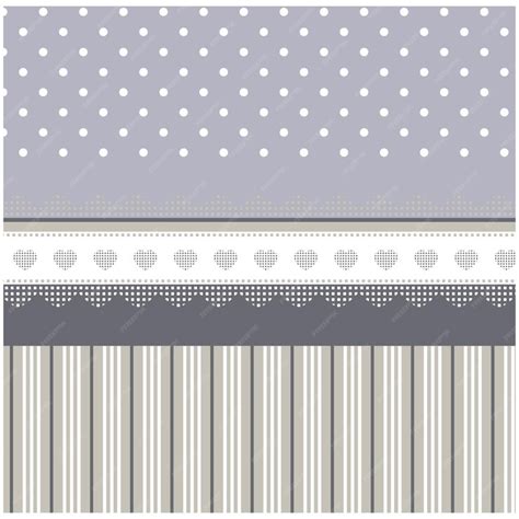 Premium Vector | A gray and white striped wallpaper with a white and ...