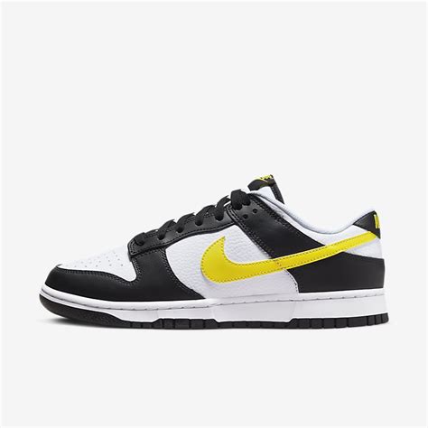 Nike Dunk Low Black Opti Yellow White Fq2431 001 More Sneakers