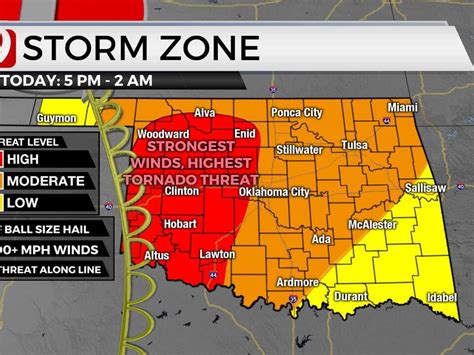 Tornadoes Reported Damaging Winds Pushing Toward Okc Metro