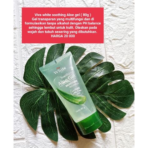 Jual Viva White Soothing Aloe Gel G Shopee Indonesia