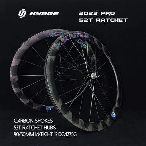 Paire De Roues En Carbone HYGGE PRO Roue De V Lo De Frein Sur Jante